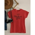 thumbnail image 3 of Mother's Day Simple Text Shaped T-Shirt Women -Image by Shutterstock, Female Large, 3 of 4