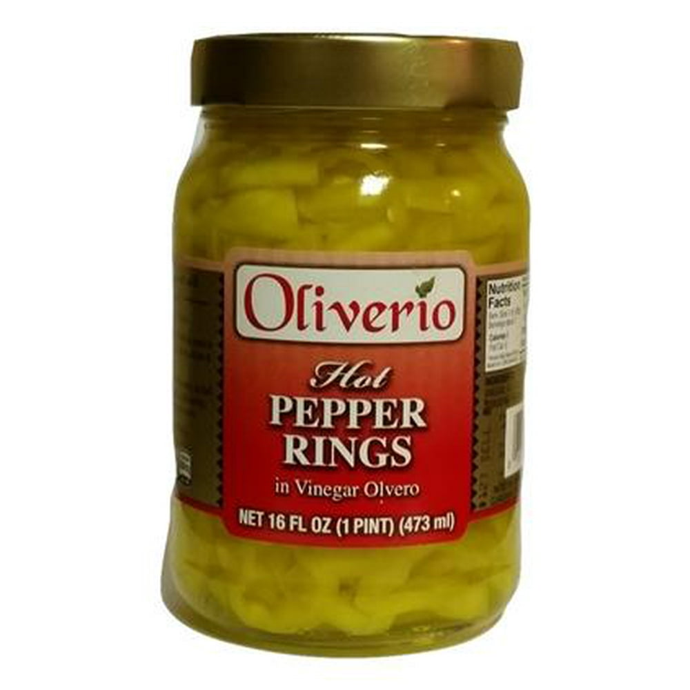 Oliverio Hot Pepper Rings In Vinegar Olvero, 16 fl oz
