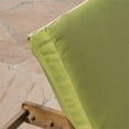 thumbnail image 3 of Mavis Outdoor Chaise Lounge With Cushion, Set of 2, Teak Finish, Green, 3 of 22
