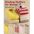 thumbnail image 2 of TEHOOK Warm & Cozy Gifts for Women, Fluffy Fuzzy Sock, Plush Sleeping Slipper Socks - Soft Warm Fabric, 2 of 8