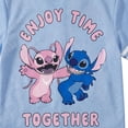 thumbnail image 3 of Disney Lilo & Stitch Girls Baseball Jersey Shirt Button Down Kids Tee Stitch Angel Sizes 4-16, 3 of 8