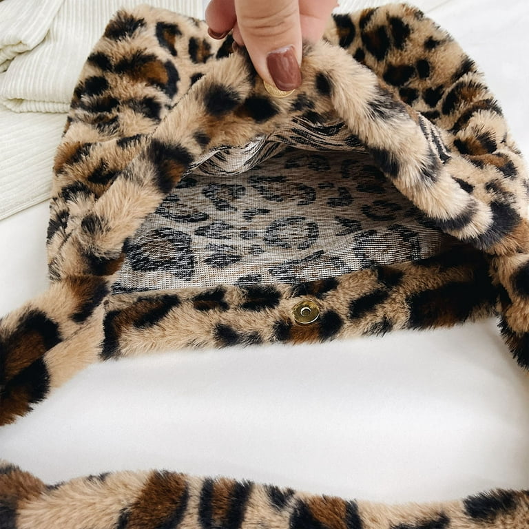 Furry Tote Bag Y2K Fluffy Shoulder Bag Women's Furry Wallet Furry Tote Bag Y2K Fluffy Shoulder Bag Women's Furry Wallet