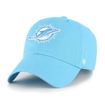 Women's '47 Blue Miami Dolphins Bright Side Clean Up Adjustable Hat