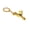 Gold-color, variant on Western Charm Alloy Spur Keychain Vintage Equestrian Gift Bag Decoration For Cowboy Enthusiasts