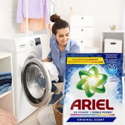 (2 pack) Ariel Laundry Detergent Powder, Original Scent, 70 oz, 44 Loads