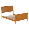 thumbnail image 3 of Portland Full Wood Low Platform Bed with Matching Footboard in Light Toffee, 3 of 10