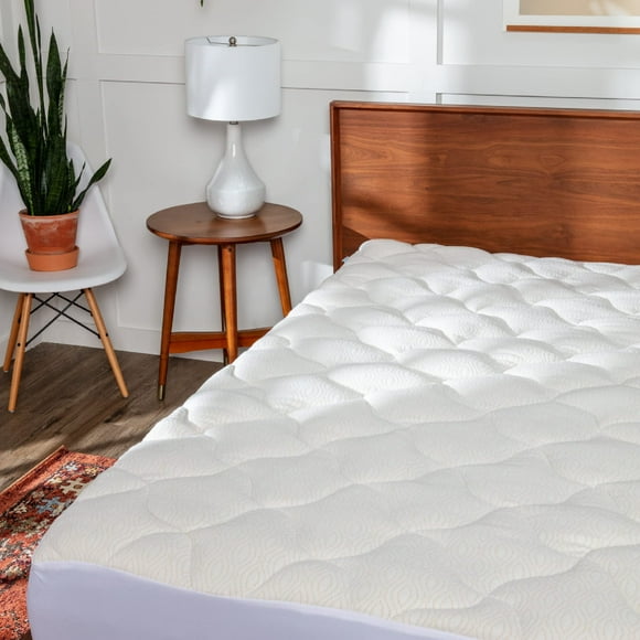 ViscoSoft Copper Mattress Topper Pad Twin XL - Plush Pillow Top Pad - Essential for College or Dorm Room