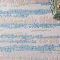 thumbnail image 6 of SAFAVIEH Cabana Gaila Abstract Indoor/Outdoor Area Rug, Aqua/Pink, 6'7" x 6'7" Round, 6 of 10