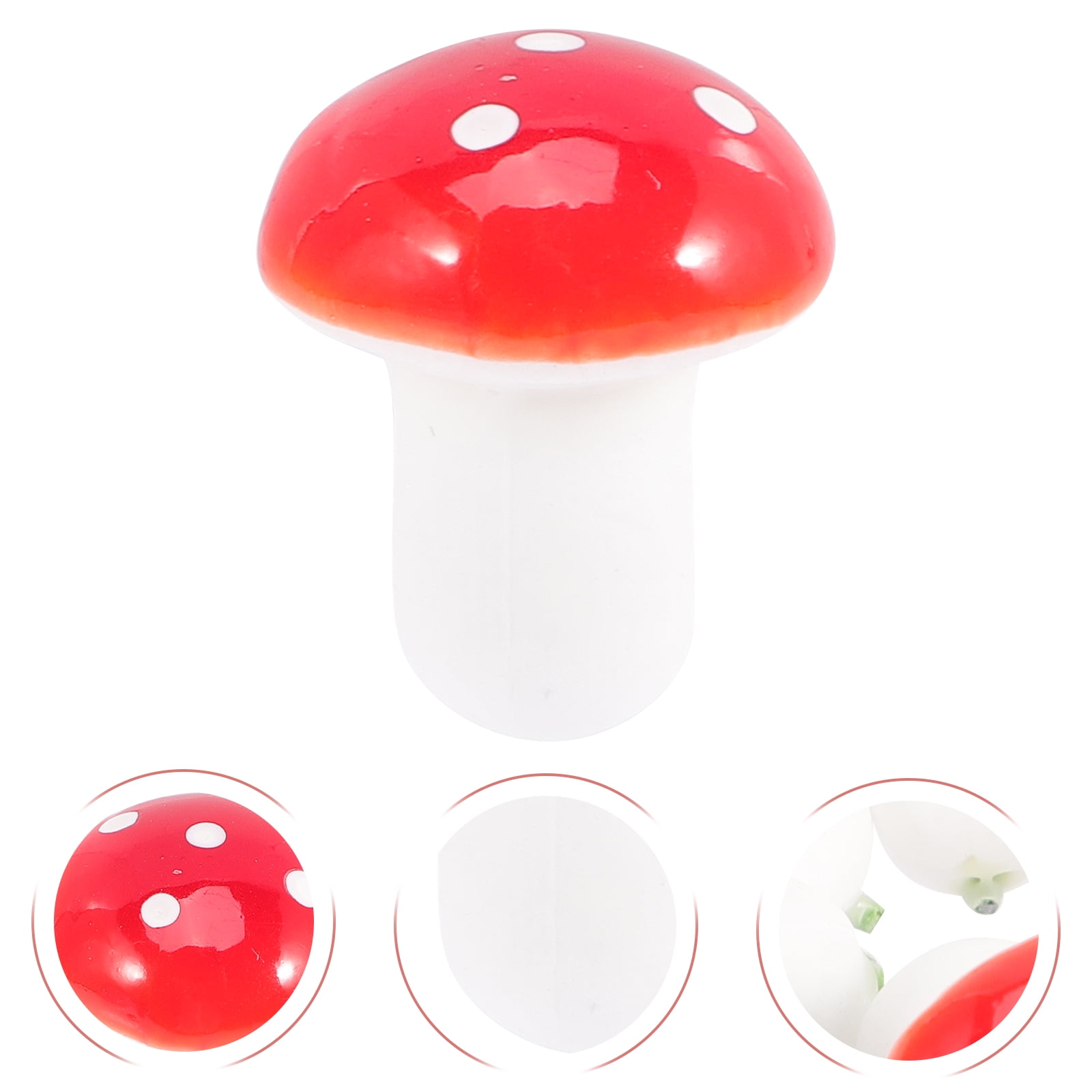 100pcs Mini Mushrooms Miniature Fake Mushrooms Cake Decor Mini Garden Accessories, Men's, Size: Small