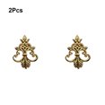 thumbnail image 4 of Guardurnaity Accesorio para la cabeza de 2 uds., coronas artesanales hechas a mano, cuentas exquisitas, colgante de adorno que combina con todo, pieza de moda Accesorios de disfraces Dorado B283 Guardurnaity AP016597-04, 4 of 6