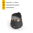 thumbnail image 2 of RTIC 8 oz Ceramic Lined Insulated Happy Hour Lowball Tumbler, Leak Resistant Lid, Soft-Touch Exterior, Light Black, 2 of 8