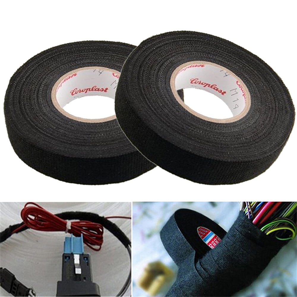 4 Rolls Adhesive Cloth Fabric Electrical Wiring Harness Loom Insulation Tape New 