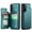 Green, variant on for Samsung Galaxy A25 5G Case with Card Holder, Wallet Case for Women Men with RFID Blocking, Durable Leather Kickstand Magnetic Clasp Shockproof Phone Case for Samsung Galaxy A25 5G