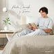 thumbnail image 3 of Colcha Dreamlab Moneda Capitonada Ultra Suave Beige para Cama Queen Size, 3 of 8