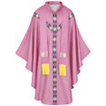 thumbnail image 5 of SAWOBUUN Church Catholic Priest Chasubles Vestments for Men, Robe Chasuble Mass Robe Halloween Outfits, 5 of 9