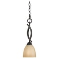 thumbnail image 1 of Lumenno International 8000-02-05 Series 8000 1 Light Mini-Pendant, Bronze Finish, 1 of 2