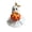 White, variant on Halloween Candle Holder, Cute Ghost Decor 3.5 Inch Tea Light Candle Holder Spooky Halloween Decor for Halloween Party Tabletop Home Display, 1 Pack