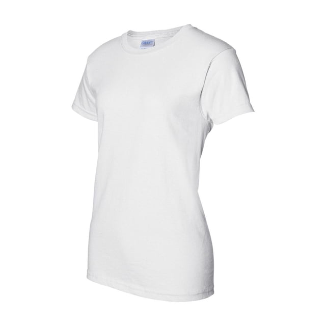 Gildan - T-Shirt pour Femmes Ultra Cotton - 2000L - Blanc - Taille : m