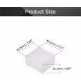 thumbnail image 2 of HUGFEGWE 2 x 18650 Battery Storage Case Holder Organizer Box Transparent 2Pcs CA919-114772, 2 of 7