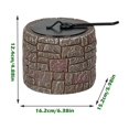 thumbnail image 4 of HWRETIE Desktop Mini Fireplace Stove Decorative Small Portable Home Tabletop Fireplace Ornament Indoor Outdoor Home Decor Display Prop, 4 of 7