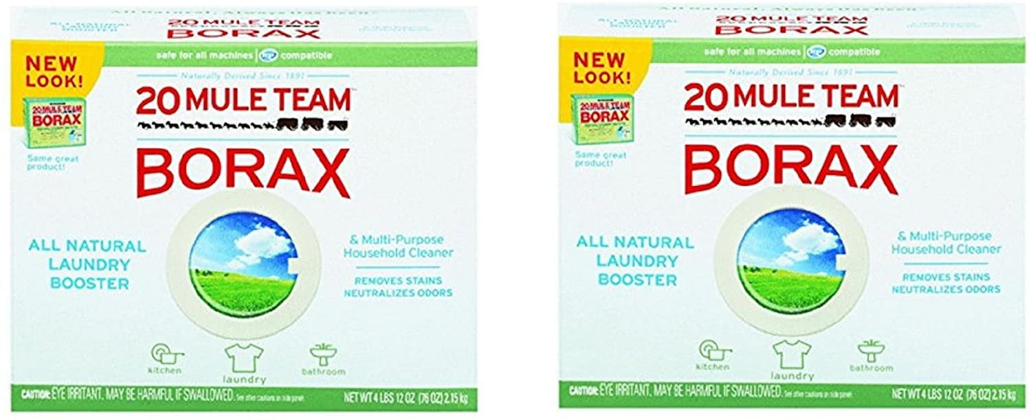20 Mule Team Borax Laundry Booster Powder 4 Pounds 2 Pack