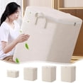thumbnail image 7 of Lzobxe Large Capacity Cube Storage Organizer with Zippered Lid and Handles, Fabric Foldable Clothes Storage Bins for Bed Sheets, Pillows and Toys, 7 of 7