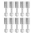 thumbnail image 3 of 10 piezas de conexión de manguera de aire acondicionado R134 con manguito de 3/8 pulg., 180 grados, para automóviles, camiones y vehículos de ingeniería., 3 of 14