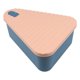 thumbnail image 1 of Caja de almacenamiento de pizza de silicona de grado alimenticio, accesorio reutilizable y resistente a la temperatura L Rosa Azul, 1 of 9