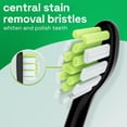 thumbnail image 6 of Brushmo Whitening Replacement Toothbrush Heads Compatible with Philips Sonicare Click-on Handles, Medium-Firm Diamond-Shaped DuPont Bristles, BM668BK, 8-Pack, Black, 6 of 7