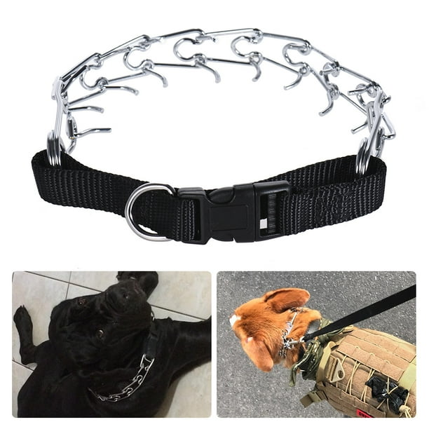 Dog Prong Collar Pets Training Pinch Stainless Steel Gear ...