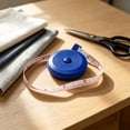 thumbnail image 4 of ZZkhGO Compact Tape Measure, Flexible 59-Inch Body Measuring Tape for Sewing Tailoring, Retractable Cloth Ruler with Push Button for Home Craft Dressmaking, Blue, 4 of 6