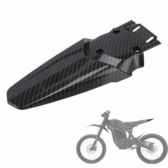 Motorcycle Rear Mudguard Protector for Talaria Sting MX3 MX4 Electric Dirt Bike Parts,1 x Rear Mudguard,Carbon Fiber