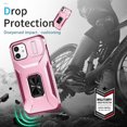 thumbnail image 3 of Funda para GANGXUN iPhone 12 - Soporte metálico, Función magnética, Rosa, 3 of 5