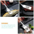 thumbnail image 3 of Toyvian 4Pcs Stainless Steel Metal for Kitchen Use Restaurant Steak Turner Pancake Flipper, 3 of 8