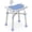 Padded Chair, variant on 500lb Heavy Duty Shower Chair | Tool Free 6-Height Adjustable Padded Anti-Slip Bench for Elderly & Disabled