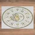 thumbnail image 3 of Ambesonne Zodiac Jigsaw Puzzle, Horoscope Positions, Heirloom-Quality Fun Activity for Family Durable Cardboard, 1000 pcs, Yellow Beige, 3 of 5