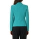 thumbnail image 3 of BLAZER DE TRABAJO CHIC PARA MUJERES INSPIRADOR CON SOLAPA Y MANGAS LARGAS, CHAQUETA SUIT BLAZER EN COLOR VERDE AZUL M, 3 of 6
