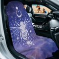 thumbnail image 2 of FOR U DESIGNS Galaxy Moon Sun Bee Print Washable Car Seat Towel Cover for Front Seats, Auto Seat Cushion with Storage Bag, Multi-Functional Towel for Gym, Running, Swimming, 2 Pack, 2 of 7