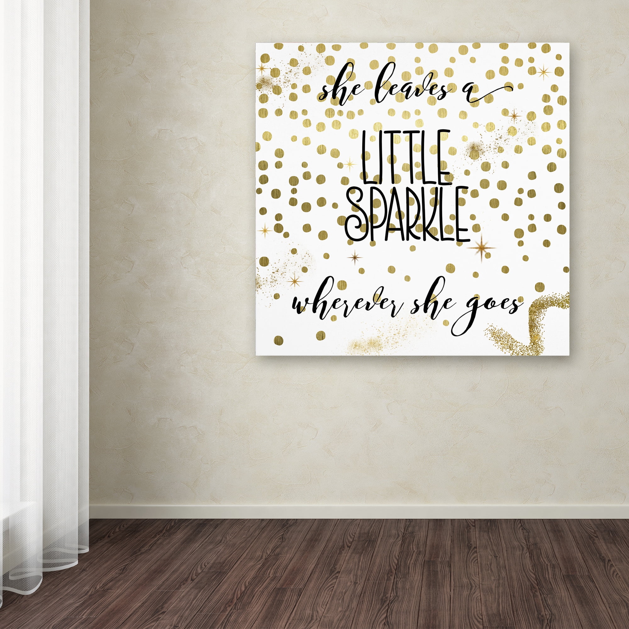 Trademark Fine Art "Sparkle" Canvas Art by Color Bakery