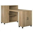 thumbnail image 4 of Home Square 2-Piece Home Office Set with Storage Cabinet with Drawer and Desk with Storage Cabinet in Natural, 4 of 20
