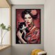 thumbnail image 4 of Hilo de bordar de algodón ecológico completo, punto de cruz estampado de niña y gato de 11CT, 45x65cm, 4 of 9