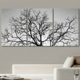 thumbnail image 2 of wall26 - 3 Piece Canvas Wall Art - Dead Tree Branch, Black and White - Modern Home Art Stretched and Framed Ready to Hang - 24"x36"x3 Panels, 2 of 5
