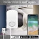 thumbnail image 3 of Detector de fugas de agua Wi-Fi, detector de inundación inteligente de 130 dB, detector de agua, sensor inalámbrico de alarma de agua, notificaciones push a teléfonos inteligentes TUYA/Smart Life APP, 3 of 5