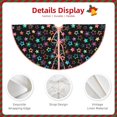 thumbnail image 3 of Gaeub Multi-Colored Stars Print Christmas Tree Skirt,Christmas Decorations,Round Xmas Skirt for Christmas Indoor Decorations Xmas Winter Holiday Party Supplies-36", 3 of 6