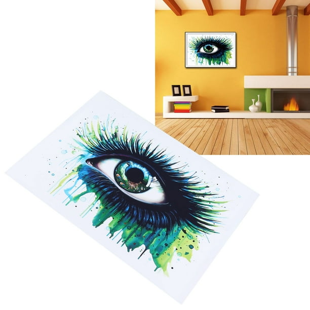 Gupbes sans cadre toile photos yeux motif décoration peintures pour salon  chambre décor à la maison, toile sans cadre 