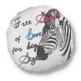 thumbnail image 1 of Simple Pinto Picture Letter Animal Round Throw Pillow Home Decoration Cushion, 1 of 3