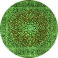 thumbnail image 1 of Ahgly Company Indoor Round Persian Green Traditional Area Rugs, 4' Round, 1 of 1