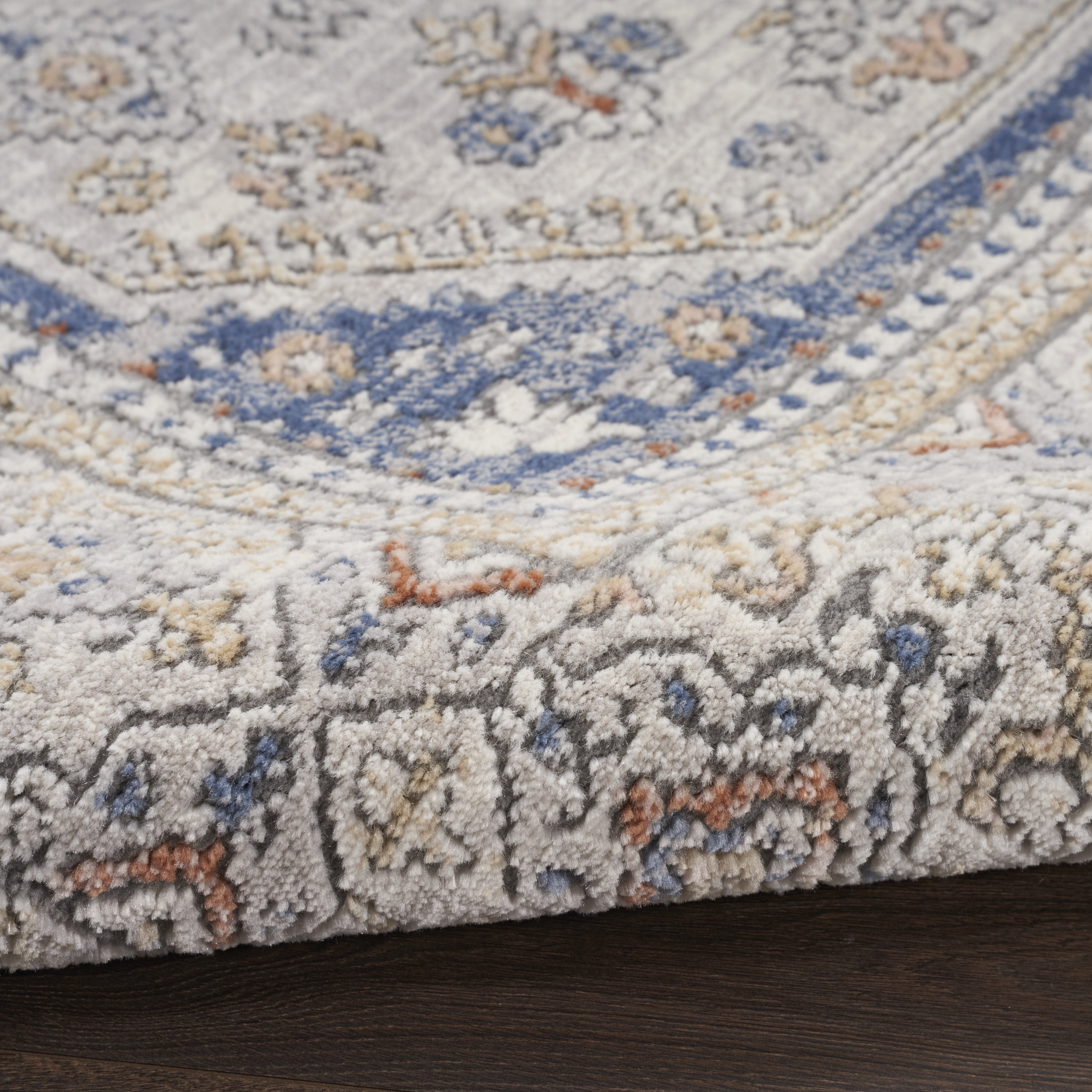 Nourison Home Series 4 Persian Grey/Blue 9' x 12' Area Rug (9x12)