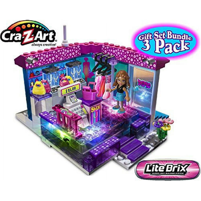 Cra-Z-Art Lite Brix Lite Up! Sunset Island Mall, Fashion