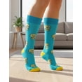 thumbnail image 4 of Calcetines Divertidos Calamardo Guapo Color Moda, 4 of 7
